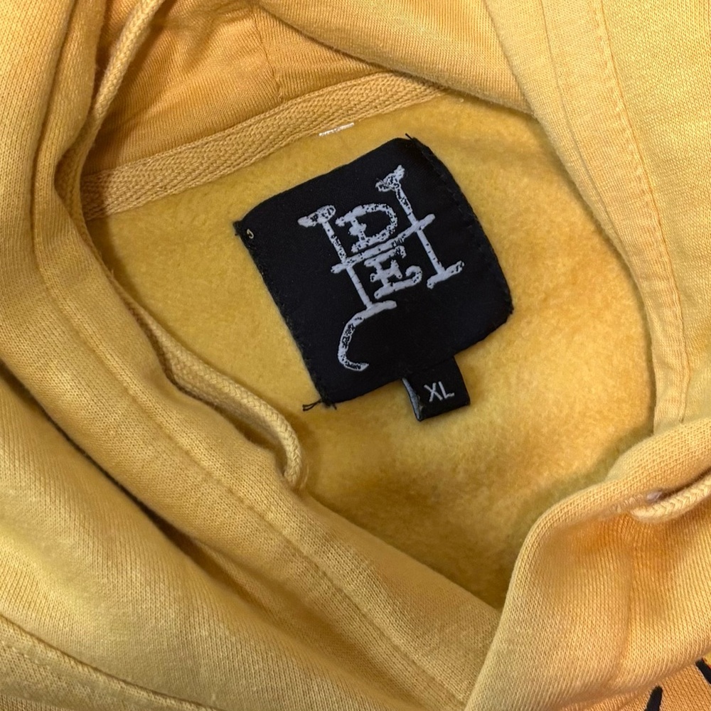 Ed Hardy Yellow Tiger Graphic Hoodie - Picture 9 of 9